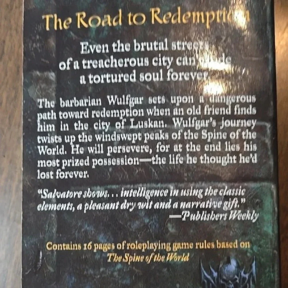The‎ Spine of the World (Paths of Darkness #2) by R.A. Salvatore - Paperback